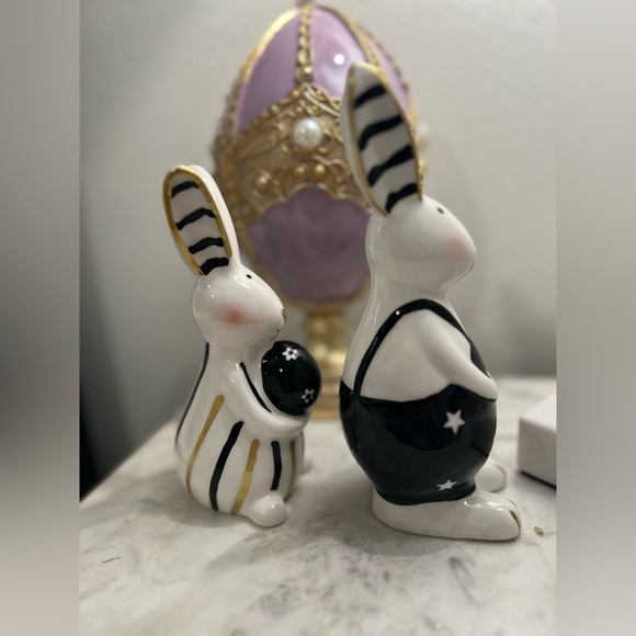 Modern Bunny Easter Bunny Set of 2 - Picture 9 of 9